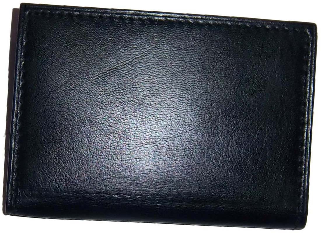 lot of 2 new slim leather credit card id card picture holder 2 id windows new - Image 12