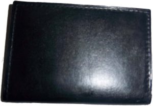lot of 2 new slim leather credit card id card picture holder 2 id windows new - Image 5