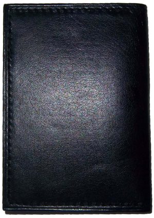 lot of 2 new slim leather credit card id card picture holder 2 id windows new - Image 6