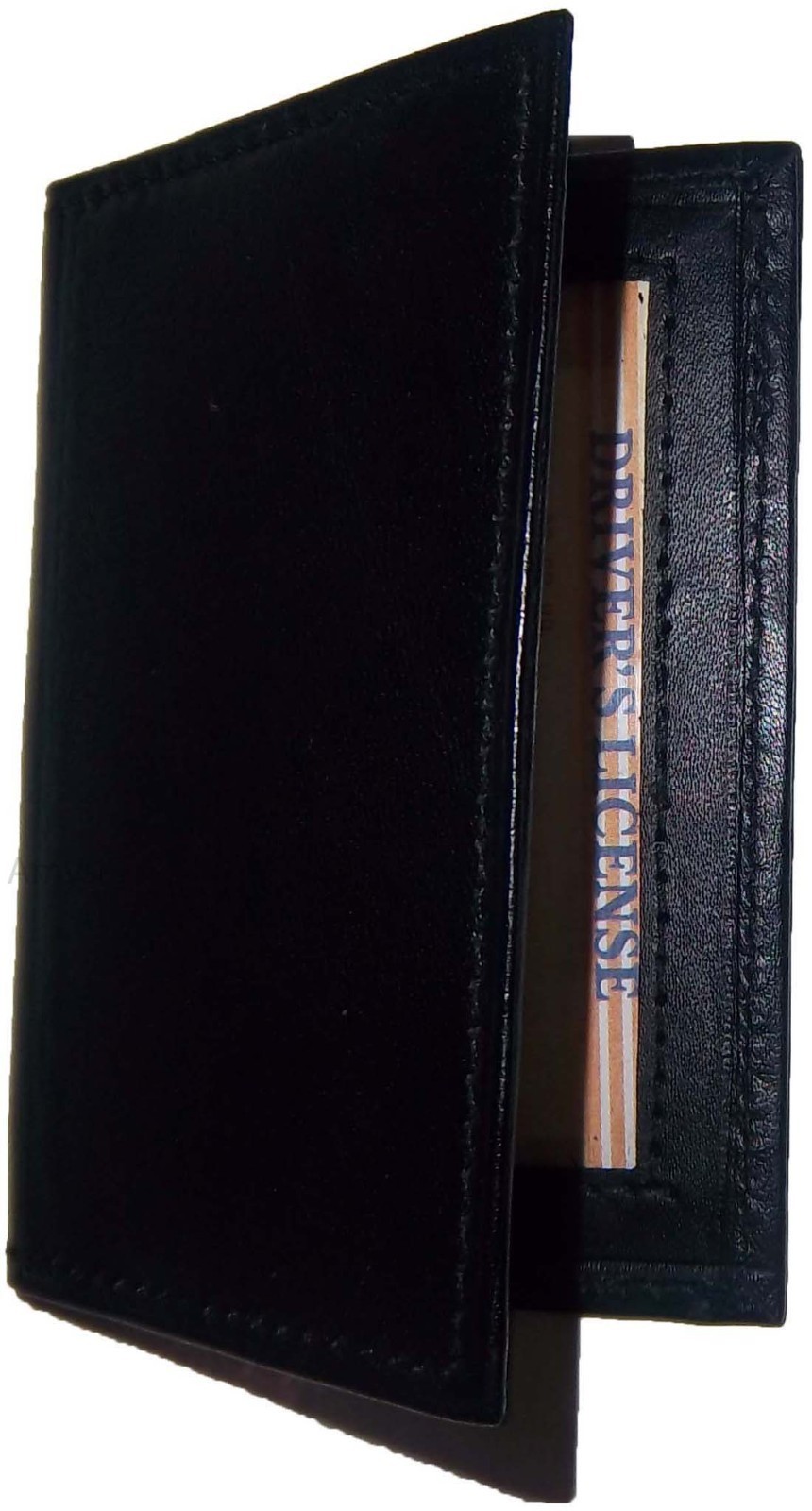 lot of 2 new slim leather credit card picture holder, 2 id windows new - Image 11