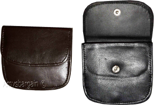 lot of 2 women’s soft leather wallet, 2 black change purse coin wallet brand new - Image 5