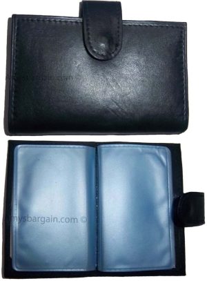 lot of 3 leather business card case, credit card case, business id photo case bn - Image 8