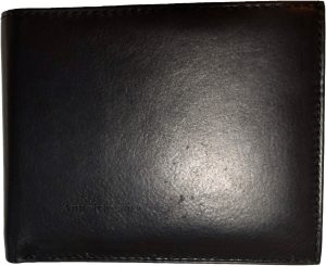 lot of 4 men's black bifold calfskin leather 2 bill slots 7 card 1 id window new - Image 5