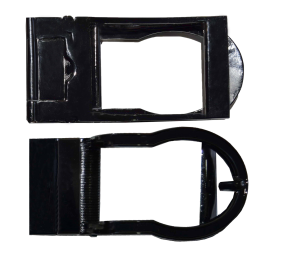 mens black replacement leather waist belts waistband new auto-lock strap only XL - Image 9