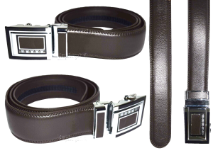 men's leather dress/casual belt auto lock buckle size 48-50" new men's belt - Image 6