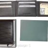 men's wallet rfid genuine leather wallet bifold wallet 12 credit card new in box
