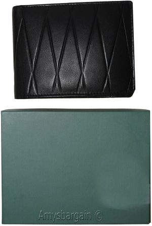 men's wallet rfid genuine leather wallet bifold wallet 12 credit card new in box - Image 8