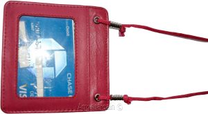 neck string travel neck pouch wallet id biz credit card case card case - Image 10
