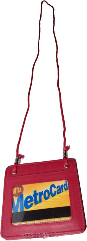 neck string travel neck pouch wallet id biz credit card case card case - Image 6