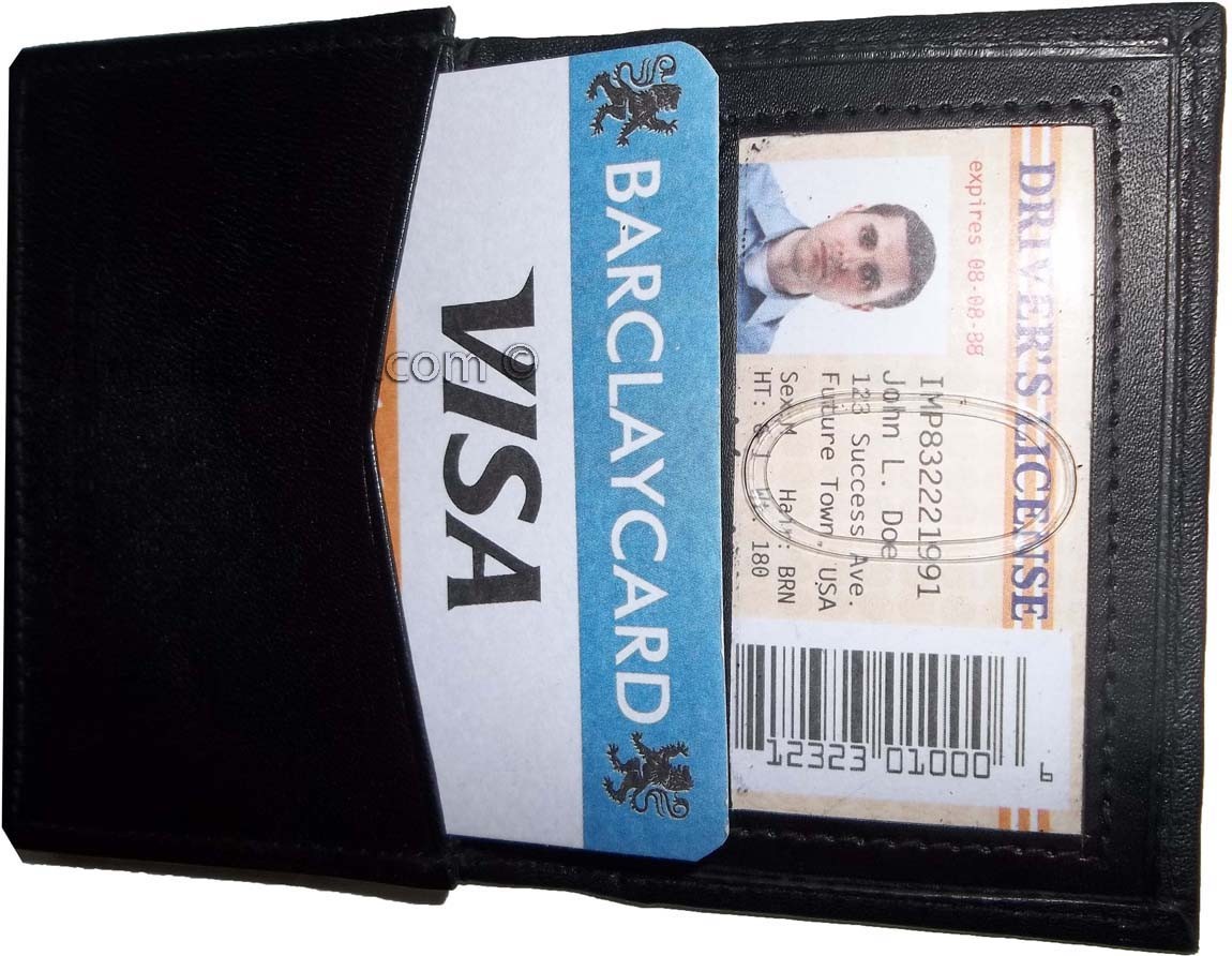 new women men's leather business credit card id card holder new 40 cards case - Image 7