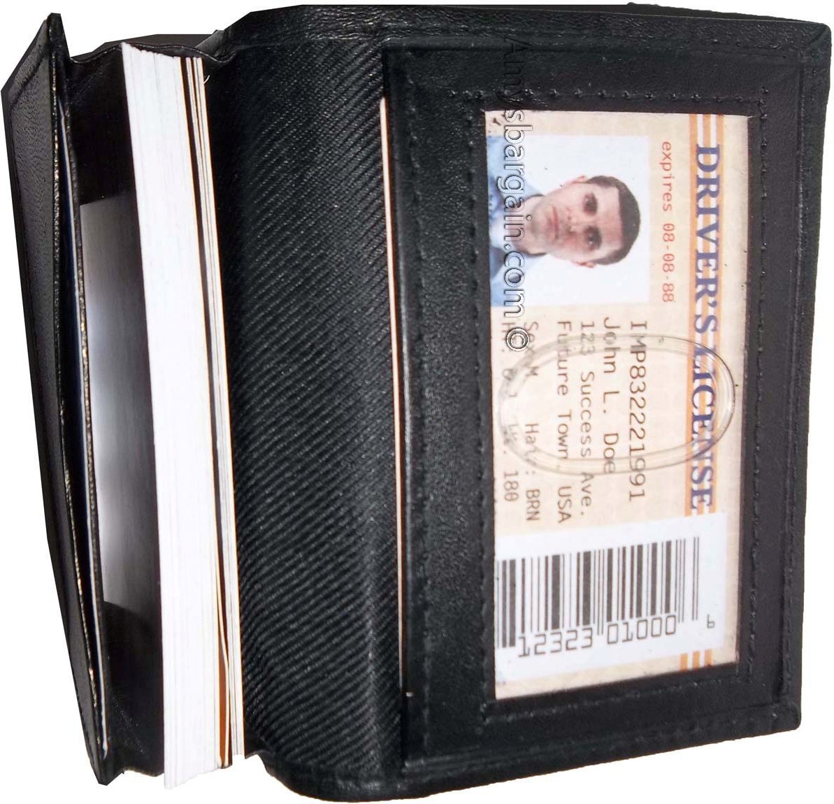 new women men's leather business credit card id card holder new 40 cards case - Image 10