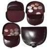 2 Burgundy Unisex Leather change purses Coin case Vintage styled change purse