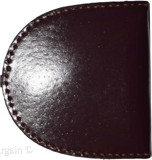 2 Burgundy Unisex Leather change purses Coin case Vintage styled change purse - Image 9