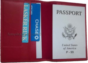 2 New USA Leather passport case wallet credit ATM card case ID holder Brand New - Image 10