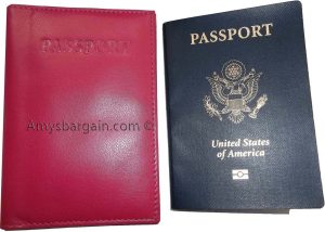 2 New USA Leather passport case wallet credit ATM card case ID holder Brand New - Image 4