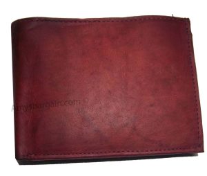 2-in-1 Wine Leather Man's Wallet 9 Card Spaces 2 ID windows 3 bill pockets new - Image 11