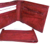 2-in-1 Wine Leather Man's Wallet 9 Card Spaces 2 ID windows 3 bill pockets new