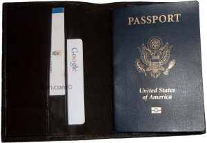 3 New USA Leather passport case wallet credit ATM card case ID holder Brand New - Image 8