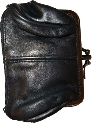 3 new ladies 2 sided 2 pockets leather change purse coin purse zip coin purse bn - Image 11