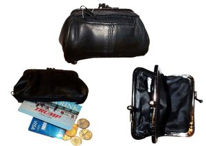 3 new ladies 2 sided 2 pockets leather change purse coin purse zip coin purse bn - Image 13