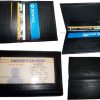 4 Leather business card credit card case ID card ATM card case card holder BNWT