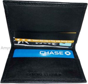 4 Leather business card credit card case ID card ATM card case card holder BNWT - Image 5