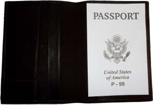 4 New USA Leather passport case wallet credit ATM card case ID holder Brand New - Image 6