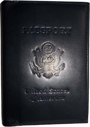 4 New USA Leather passport case wallet credit ATM card case ID holder Brand New - Image 11