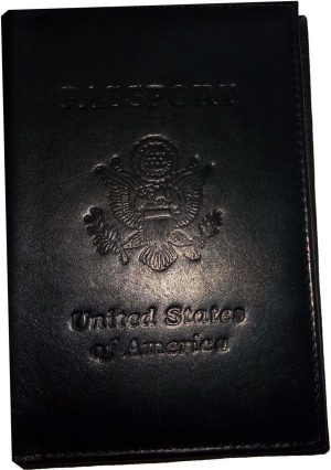 4 New USA Leather passport case wallet credit ATM card case ID holder Brand New - Image 7