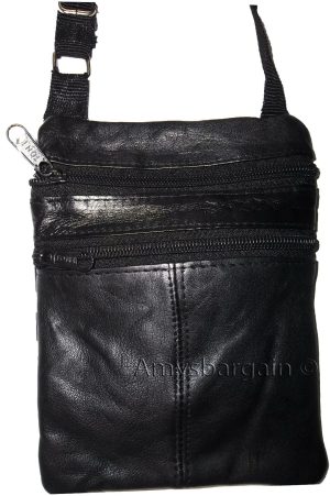 4 New hand bag leather passport case credit Card case purse neck travel pouch bn - Image 5
