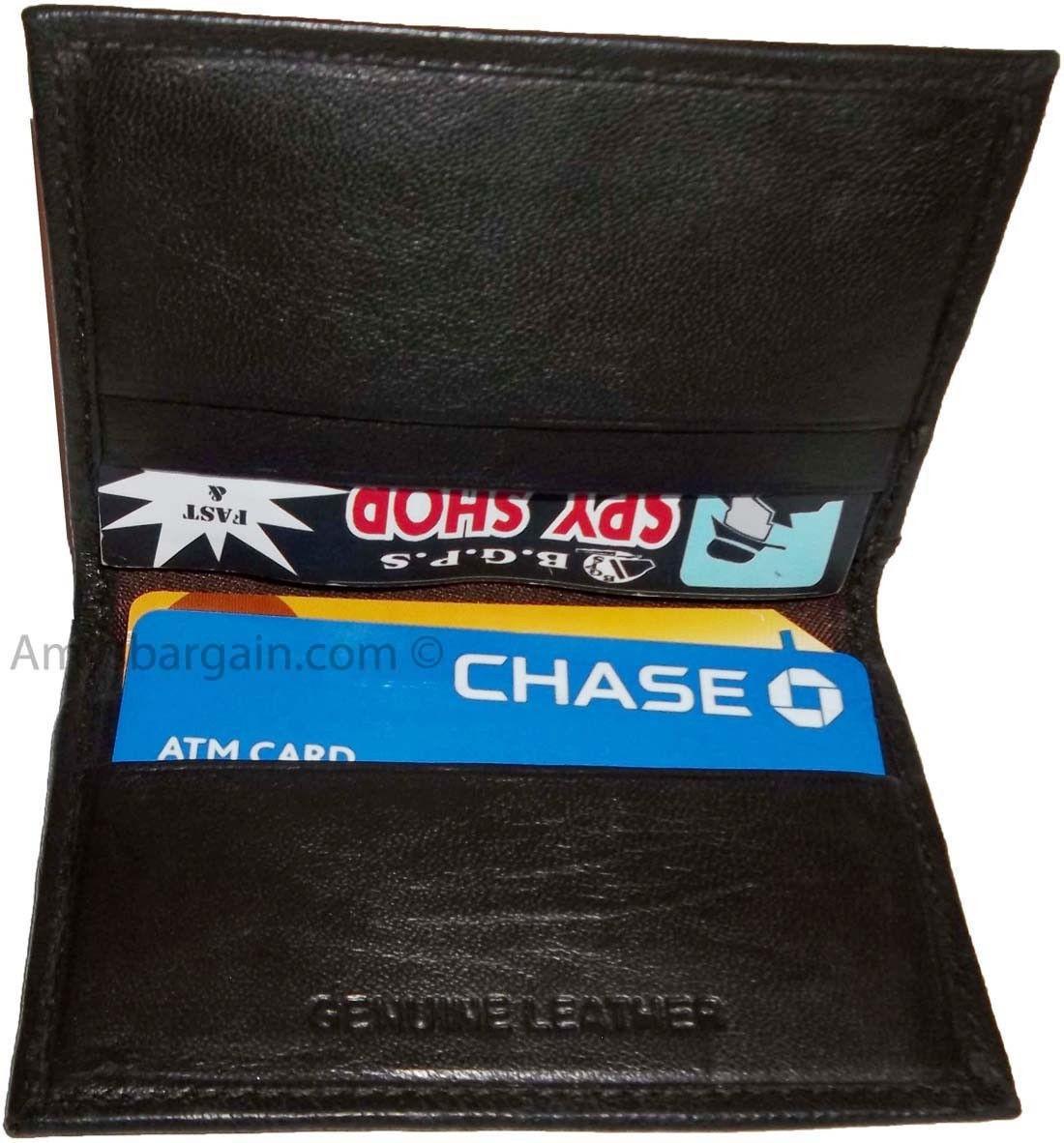 5 Leather business card credit card case ID card ATM card case card holder BNWT - Image 10