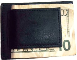 6 Leather Money Clip Credit card/ID holder wallet with magnetic money clip BN - Image 9