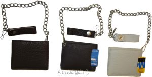 Biker's Chain wallet Leather Bifold wallet Motorcycle Trucker Biker wallet BN - Image 5