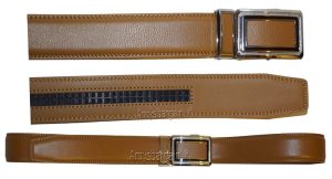 Camel Leather Men’s Belt XL Automatic lock Dress / Casual belt adjustable belt - Image 12