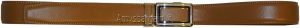 Camel Leather Men’s Belt XL Automatic lock Dress / Casual belt adjustable belt - Image 3
