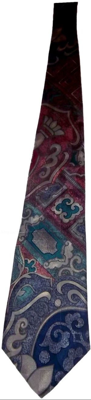 Guess neck tie 100% silk tie neck wear made in USA new designer tie - Image 4