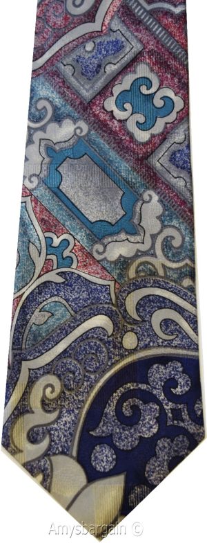 Guess neck tie 100% silk tie neck wear made in USA new designer tie