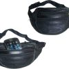 Lat of 2 New Leather waist pouch waist bag leather bag new Fanny pack strap bag