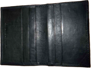 Leather Business Card. ID case Credit card picture case Transparent slots New - Image 7