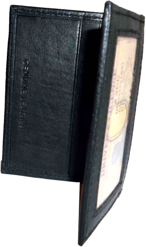 Leather Business Card. ID case Credit card picture case Transparent slots New - Image 8