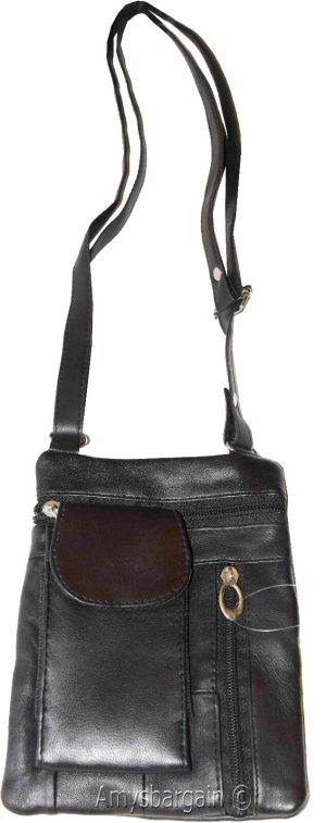 Leather bag passport case concealable bag 4 packet Leather bag ID wallet bag new - Image 12