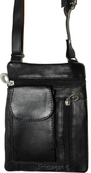 Leather bag passport case concealable bag 4 packet Leather bag ID wallet bag new - Image 6