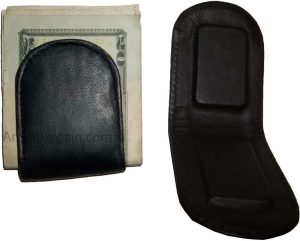 Leather money clip magnetic money clip bills holder all monies holder Brand New - Image 4