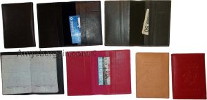 Leather passport case genuine leather orgasnizer card ID USA passpnort holder - Image 13