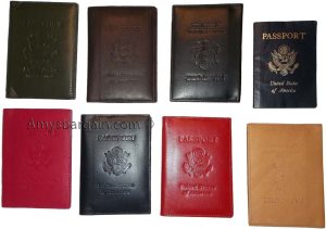 Leather passport case genuine leather orgasnizer card ID USA passpnort holder - Image 3