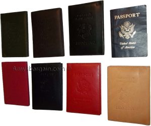 Leather passport case genuine leather orgasnizer card ID USA passpnort holder - Image 5