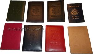 Leather passport case genuine leather orgasnizer card ID USA passpnort holder - Image 6