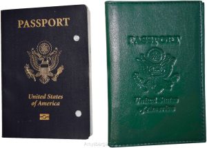 Leather passport cover USA wallet, Passport case new ID card Holder - Image 13