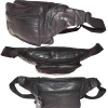 Leather waist pouch. waist bag, leather bag, Fanny pack 44 inch adjustable band