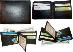 Lot of 12 New Man's Roman style leather 2 billfold wallet 12 credit card ID case - Image 5